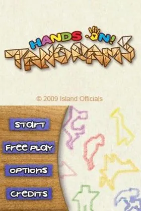 Hands On! Tangrams (USA) screen shot title